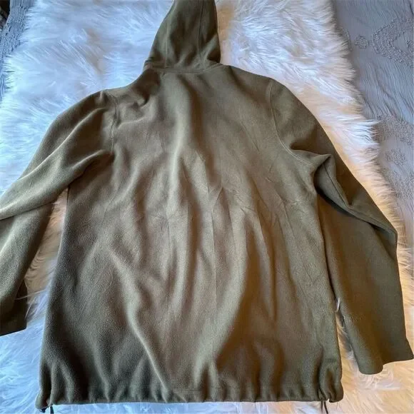 Cabela’s Men's M Green Hooded Wind Shear Jacket Hiking Camping Rugged - Picture 3 of 15